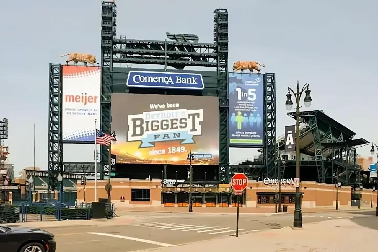 Perfect 1Br In Prime Location & View Of Stadiums Detroit Ngoại thất bức ảnh